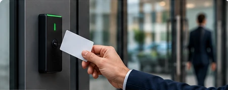 Acceso corporativo con credenciales digitales